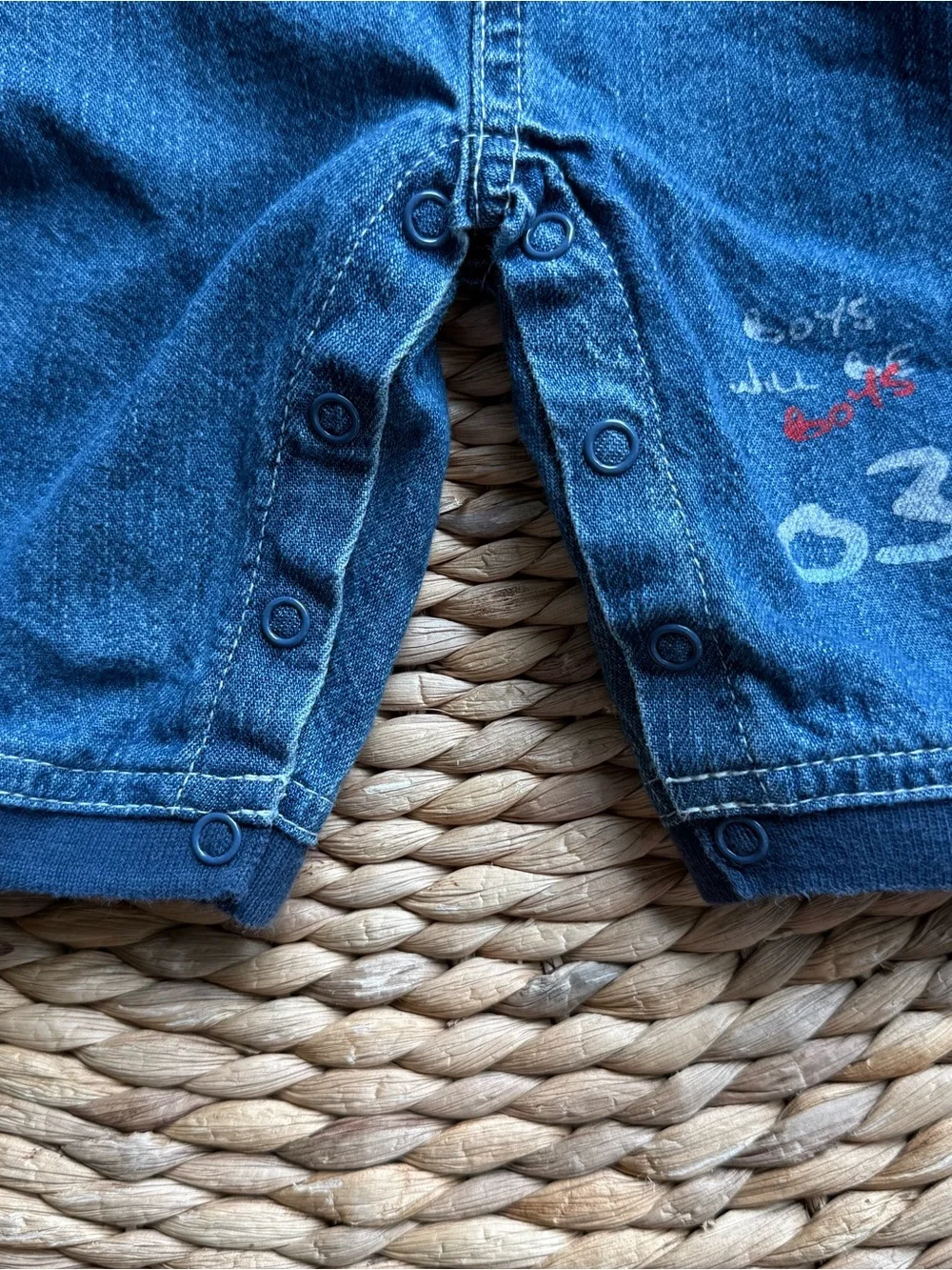 Children’s Place Vintage Y2K Boys Overalls Sz 0-3 Months